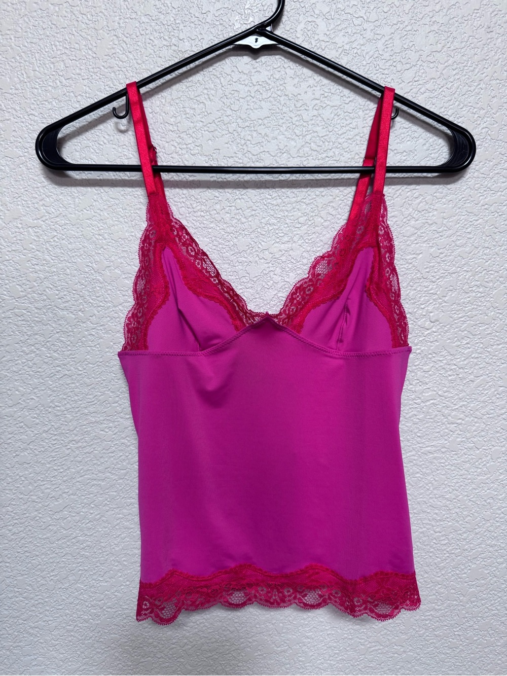 Lioness Lace Trim Dos Fitted Cami Women’s S NWT Pink Red